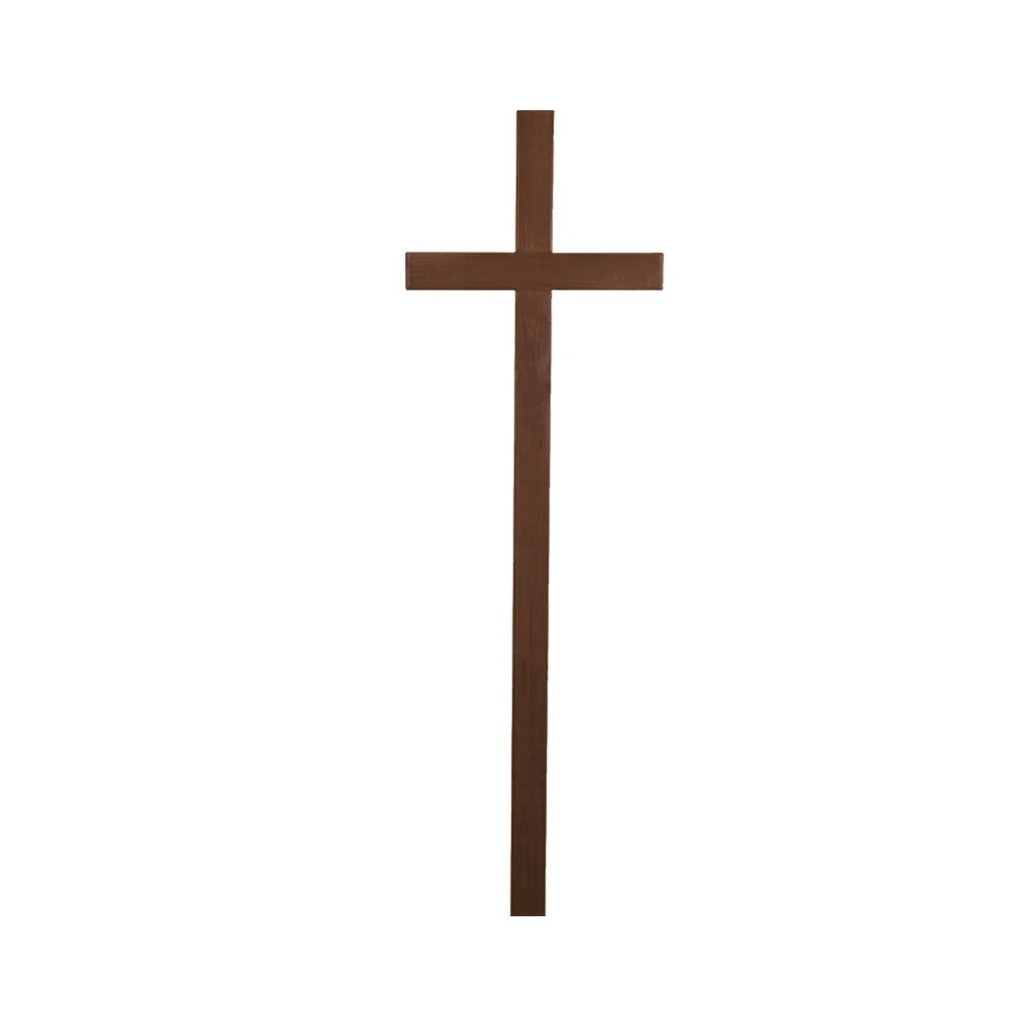 Крест простой 2м10см (темный; светлый) католический в Москве и Троицке